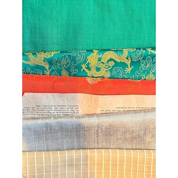 Bundle of silks and satins closet clean out crafts sewing projects - Picture 4 of 4